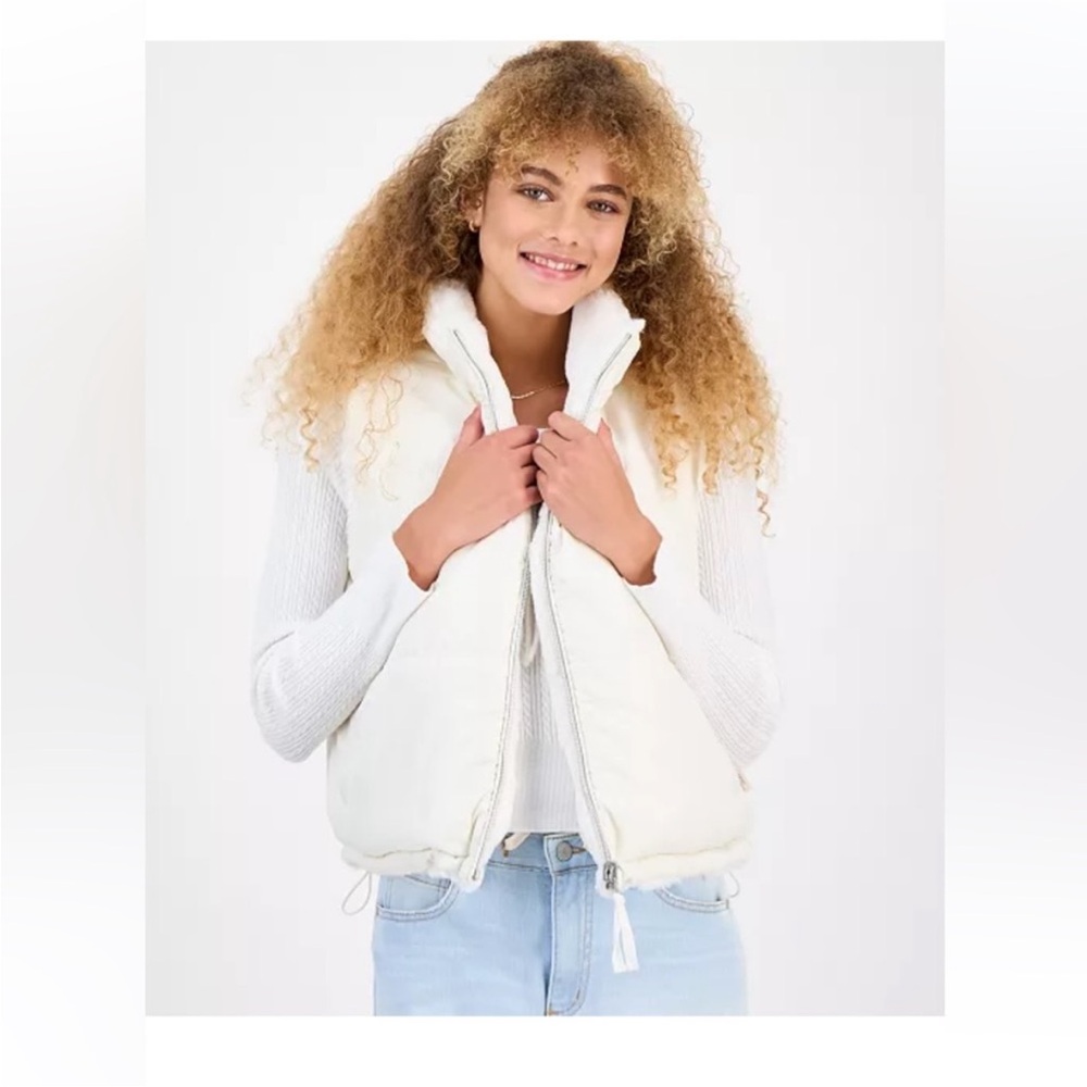 Simpler Jules reversible Shepard jacket. Size XS. White. NWT